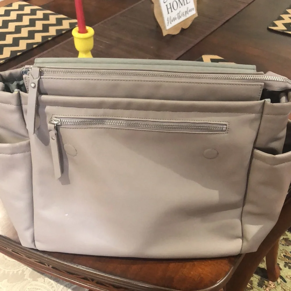 Skip Hop Diaper Bag Backpack Greenwich Convertible Multi-Function Baby Travel